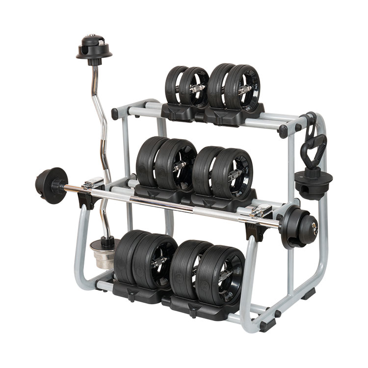 Pro530 Circular Dumbbell และ Barbell Set พร้อมอุปกรณ์ต่อพ่วง